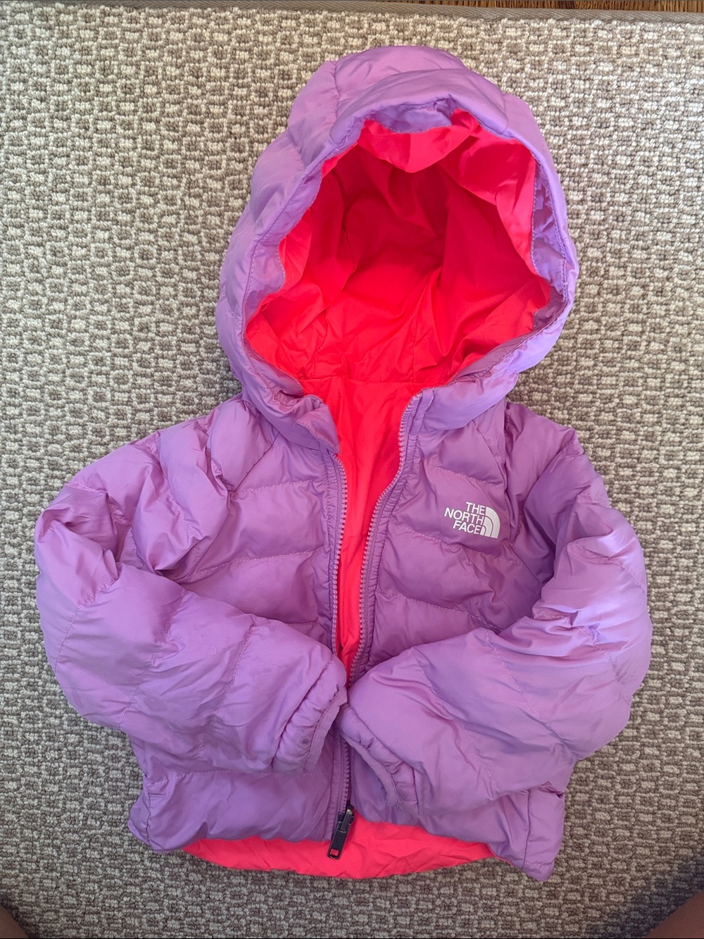 North Face Kids’ Reversible Perrito Hooded Jacket (size 2)